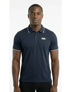 Kos Short Sleeve Polo Navy M Men - Helly Hansen - FashionsVida