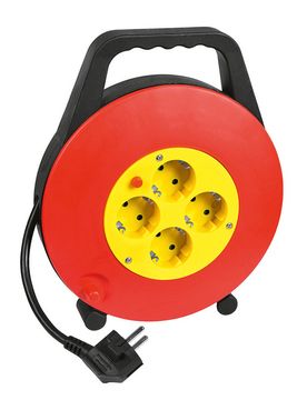 Kabelbox 4-fach 10 m mit Thermoschalter