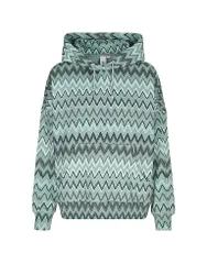 Felpa con cappuccio - Hoodie PIRITA PRINT verde chiaro M