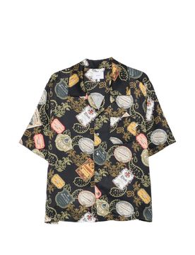 Vin Bandana Print Button-Up Shirt