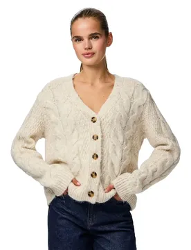 Cardigan Nina V-neck Knit Birch XS