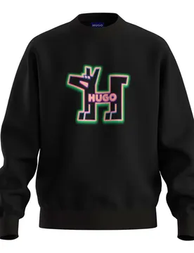 Hugo Felpa Newirex 10273008 01 Blue Black XS