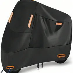 Pieza Cubierta para motocicleta/bicicleta de tela Oxford gruesa, impermeable, a prueba de polvo, a prueba de viento, resistente a los rayos UV, se aju