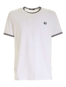 Fred Perry T-shirt con logo bianca