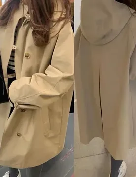 Spring Autumn Women Loose Fit Lined Outerwear 2026 Female Hooded Windbreaker Jacket New Ladies Fashion Long Sleeves Trench Coat - Aliexpress - FashionsVida