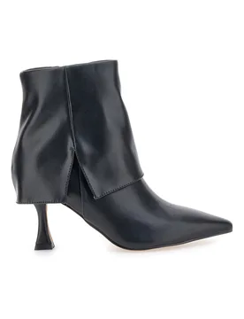 Tronchetti neri a punta con tacco a rocchetto B8830Q8820Q5 36 - MON DIEU - FashionsVida