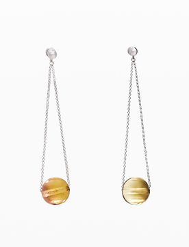 Collier Fleurs Petites, Noir, U