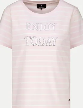 Monari T-Shirt Enjoy Today Rosa 42 - monari - FashionsVida