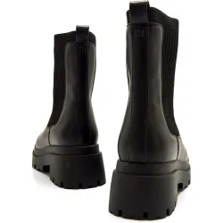 Botines militares para mujer con detalle de calcetin
