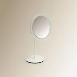 Espejo cosmético de sobremesa con luz y aumento x7 Octavia