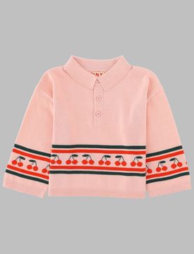 Mini Cherries Cozy Sweater for Girls