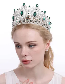 Women's Queen Crown Baroque Wedding Tiaras Jeweled Costume Tiara Princess Crown Prom Birthday Party Halloween Hair Accessories - Aliexpress - FashionsVida