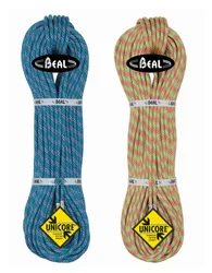 Lot 2 cordes à double - Ice Line 8.1mm Golden Dry Pack Anis Emeraude - Taille 2 x 50m - Jaune
