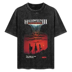 Halloween III - Poster Artwork T-Shirt Casual Pattern Print Tee Shirt