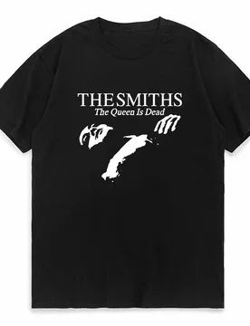 Men Cotton T Shirt Summer Tops The Smiths "The Queen Is Dead" T-Shirt 1980's Indie Morrissey Bigger Size Homme T-shirt - Aliexpress - FashionsVida