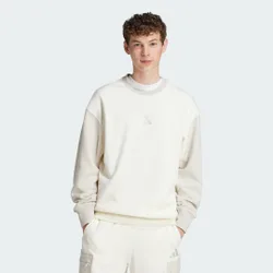 All SZN French Terry Colorblock Crew Sweatshirt L Off White