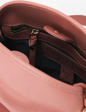 Bandolera mediana de piel juniper con cierre imán - Mercules - FashionsVida