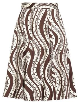Falda midi Mujer Marrón 34,36 Mujer