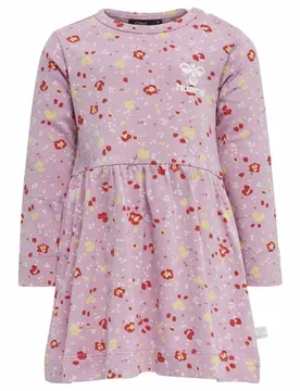 Robe à Manches Longues Mira Mauve Mist 80 cm Fille - Hummel - FashionsVida