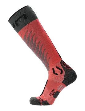 Chaussettes Longues Ski One Merino Pink / Black EU 39-40