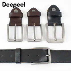 Pc Deepeel 34/39mm Men's Alloy Belt Head Waistband Buckels DIY Handmade Replacement Pin Buckle Belts Leather Craft Accessories