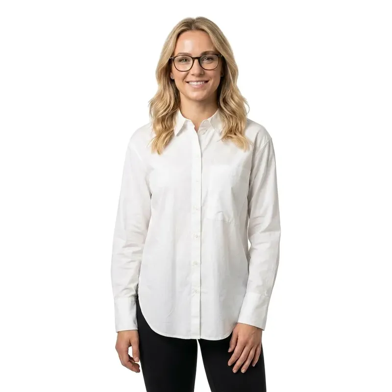 Blusa A Maniche Lunghe 10378 Whisper White 40