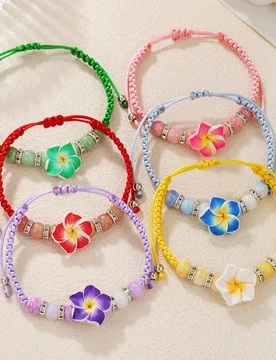 NADEEM Bohemian Multicolored Flower Strand Bracelets Set for Women Trendy Handmade Weave Charm Bracelet Accessories Jewelry Gift - Aliexpress - FashionsVida