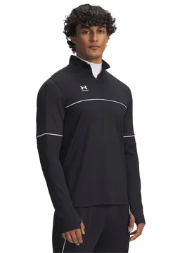 Langärmeliges Polo-Shirt Challenger - Noir - male - Size: M - Under armour - FashionsVida