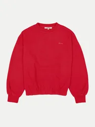 Sweater mit Textdruck 4513-RED S