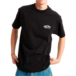 Double standard camiseta manga corta hombre Negro (S)