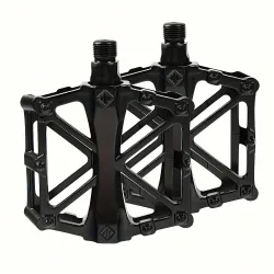 Piezas de pedales de bicicleta de aleación de aluminio para bicicletas de carretera y de montaña, anchos y duraderos, adecuados para bicicletas de c