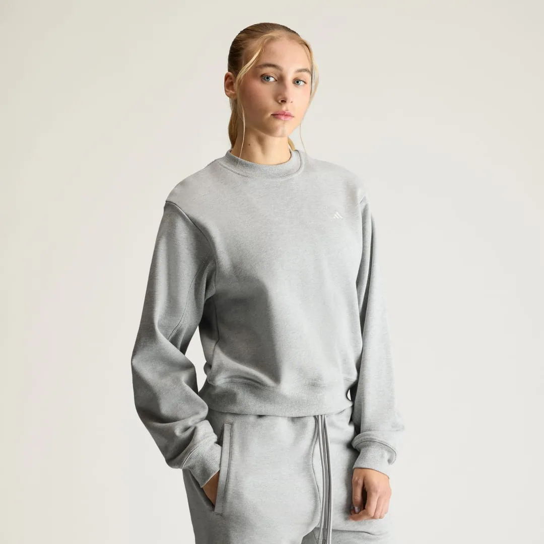Felpa by Stella McCartney Regular XS Medium Grey Heather - Adidas - FashionsVida