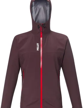 Veste imperméable de randonnée - Seneca 3L Jkt M Fudge - Taille M - Bordeaux - Millet - FashionsVida