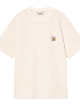 S/S Nelson Waffle Tee Natural / Garment Dyed S Herren - Carhartt WIP - FashionsVida