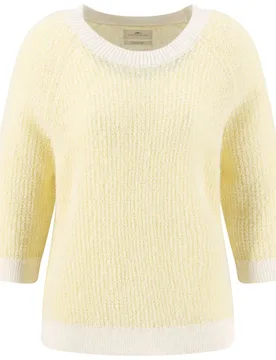 Maglione 26027700 Sunbeam Yellow M - Fynch Hatton - FashionsVida
