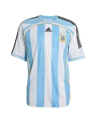 Camiseta de fútbol Argentina 2006 Local azul claro L