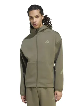 Felpa Con Zip Z.n.e Track Olive Strata M - Adidas - FashionsVida