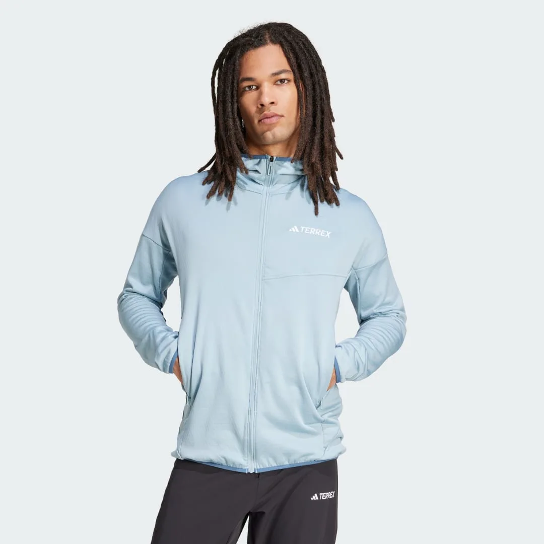 Giacca Terrex Xperior CLIMAWARM Light Fleece Hooded XL Magic Grey - Adidas - FashionsVida