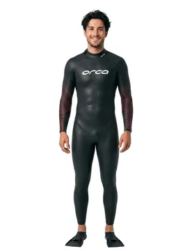 Apex Float Long Sleeve Neoprene Wetsuit Red Buoyancy 6T Men - Orca - FashionsVida