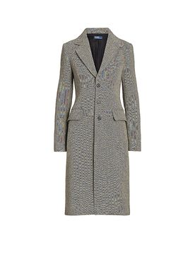 Abrigo de lana beige 42
