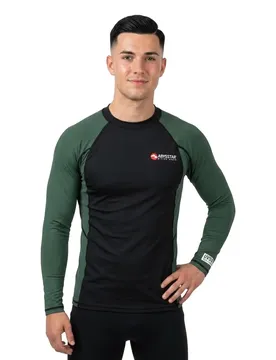 Rash Guard Manches Longues Malibu Black / Green L