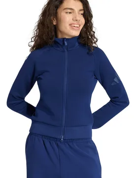 Essentials small logo sudadera mujer Azul (M) - Adidas - FashionsVida