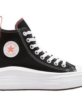 Turnschuhe Baskets Chuck Taylor All Star Move Hi Noir/rose 38 1/2 Female