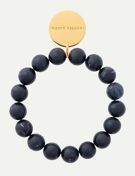 Mini Beads Flex Bracelet Schwarz
