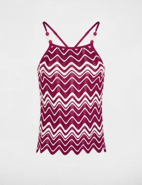 Top de mujer punto estampado - Morgan - FashionsVida