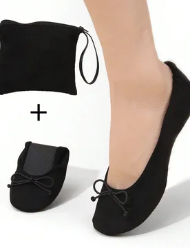 Bailarinas planas para mujer, sensación de descalzo ligera, bailarinas clásicas versátiles, suaves y cómodas de moda, slip-on - Shein - FashionsVida