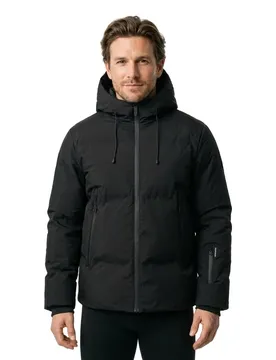 Giacca Trapuntata Fusion Technical Black M
