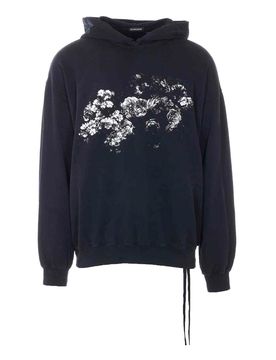 Felpa con cappuccio stampata Bardi Comfort