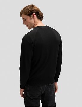 Regular Clean Raglan Sweater Black Größe S male