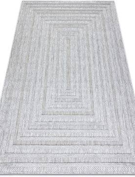 Teppiche Teppich Santo Sisal 0999 Geometrisch Grau 120x170 Cm 120x170 Cm